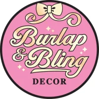 Burlap & Bling Decor